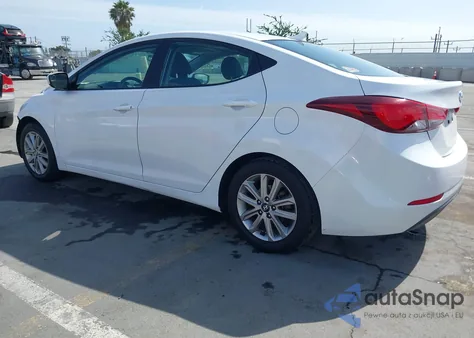2015 Hyundai Elantra Se z USA, uszkodzony, nr VIN 5NPDH4AE9FH560557